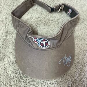 Tennessee Titans Gray Visor Reebok Velcro Strap
